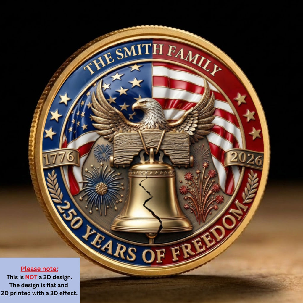 A Legacy Of Freedom - Personalized Commemorative Keepsake Coin