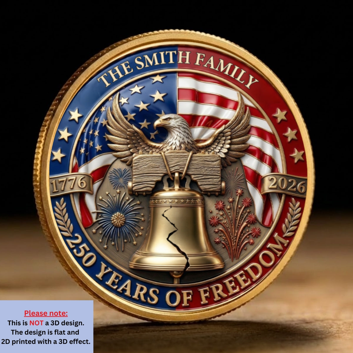 A Legacy Of Freedom - Personalized Commemorative Keepsake Coin