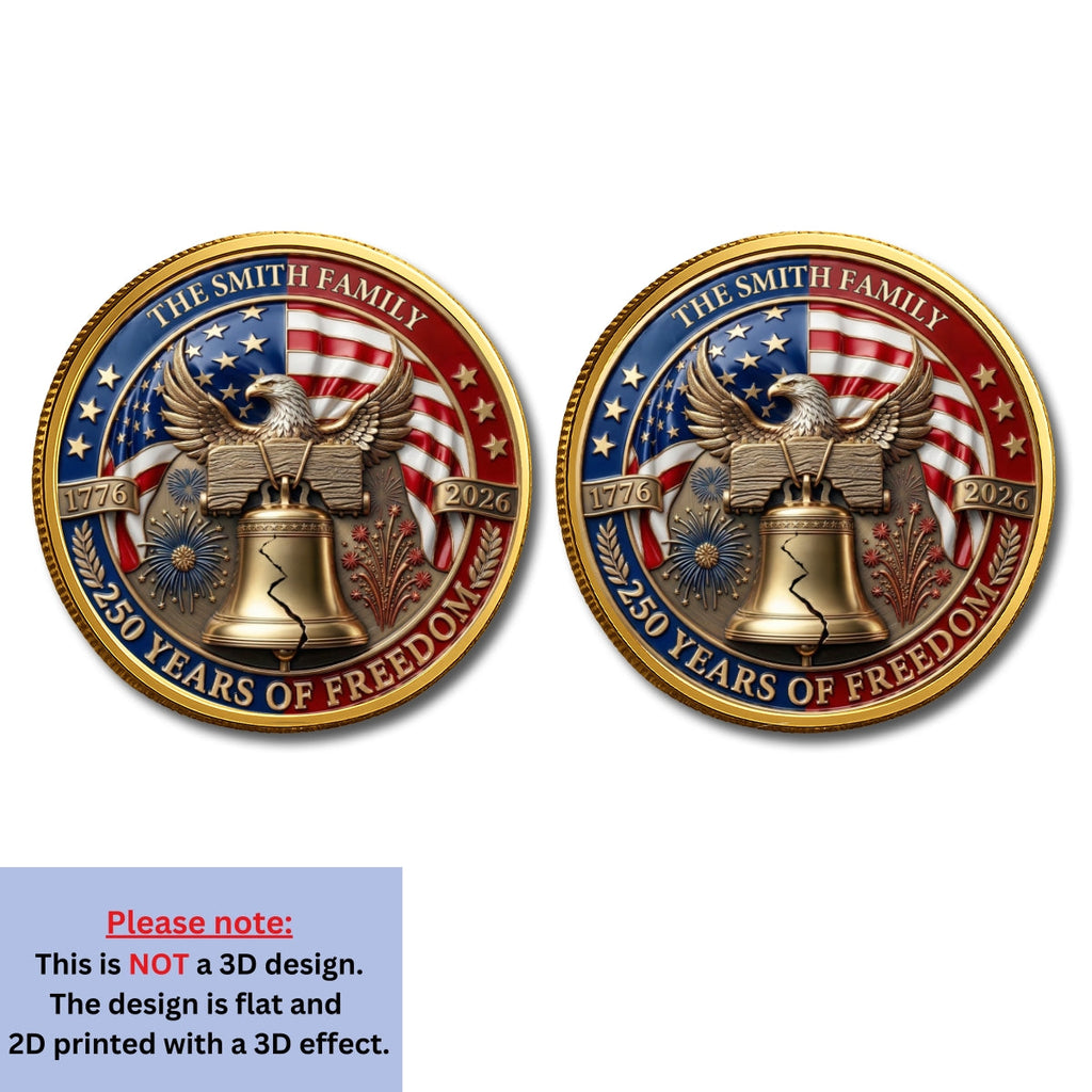 A Legacy Of Freedom - Personalized Commemorative Keepsake Coin