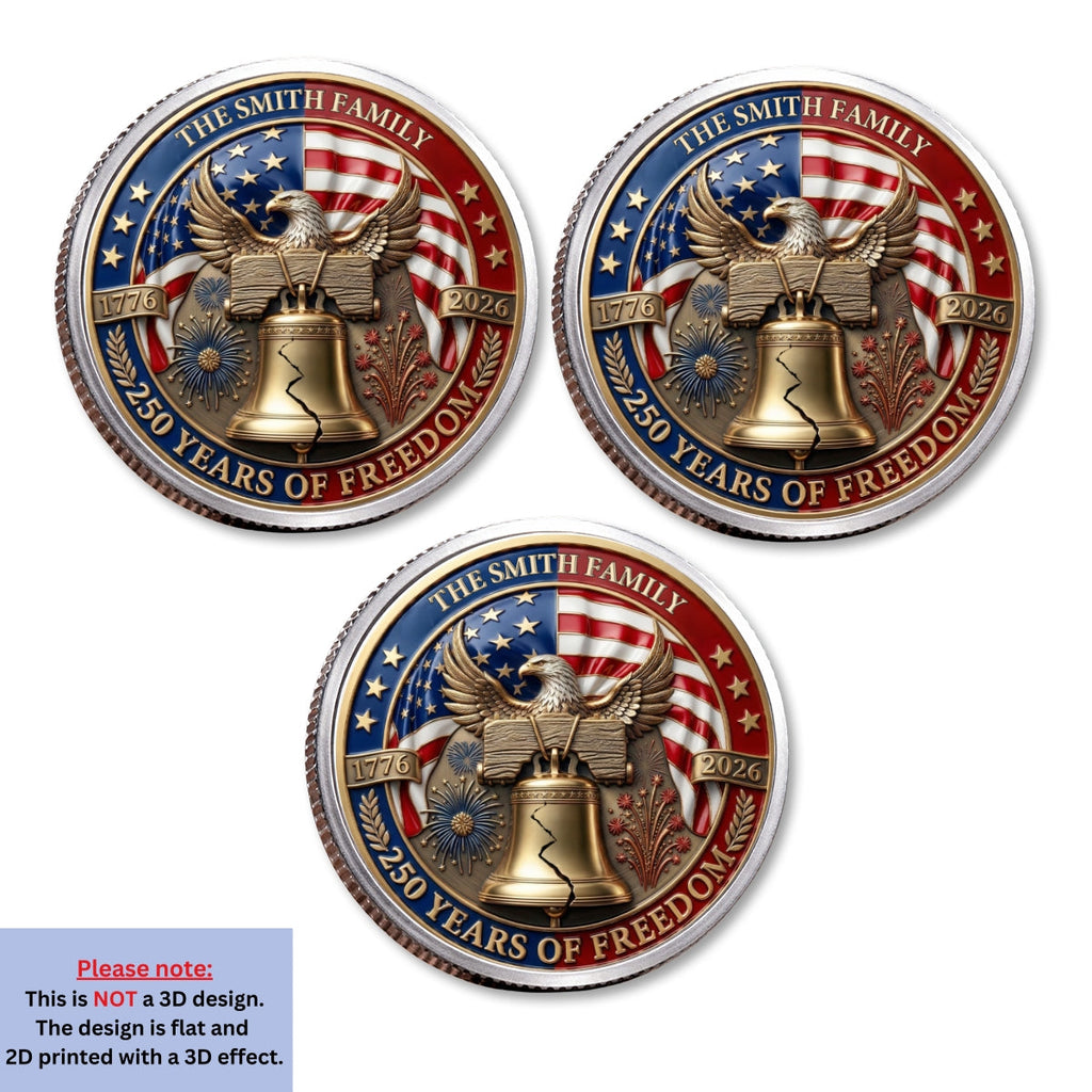 A Legacy Of Freedom - Personalized Commemorative Keepsake Coin