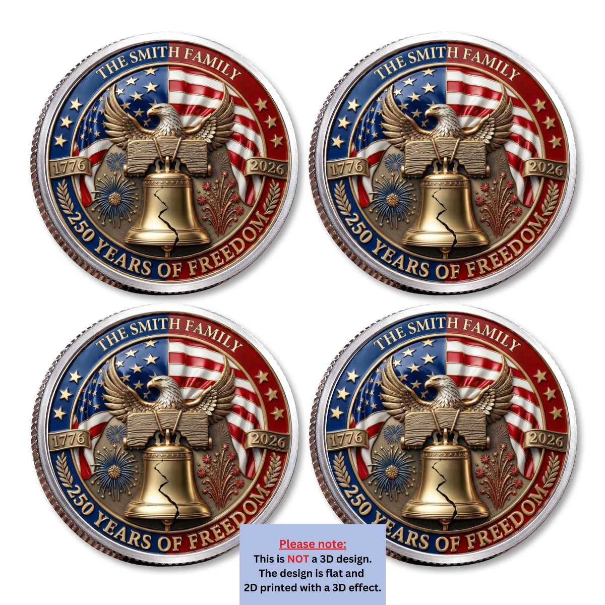 A Legacy Of Freedom - Personalized Commemorative Keepsake Coin
