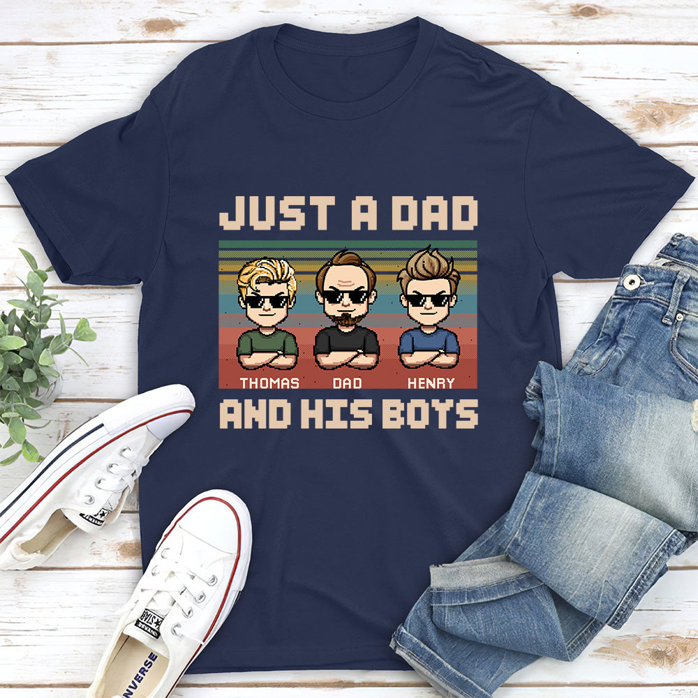 Custom Father's Day, Special Gift for Dad & Grandpa • A Dad And His Daughter - Personalized Shirt