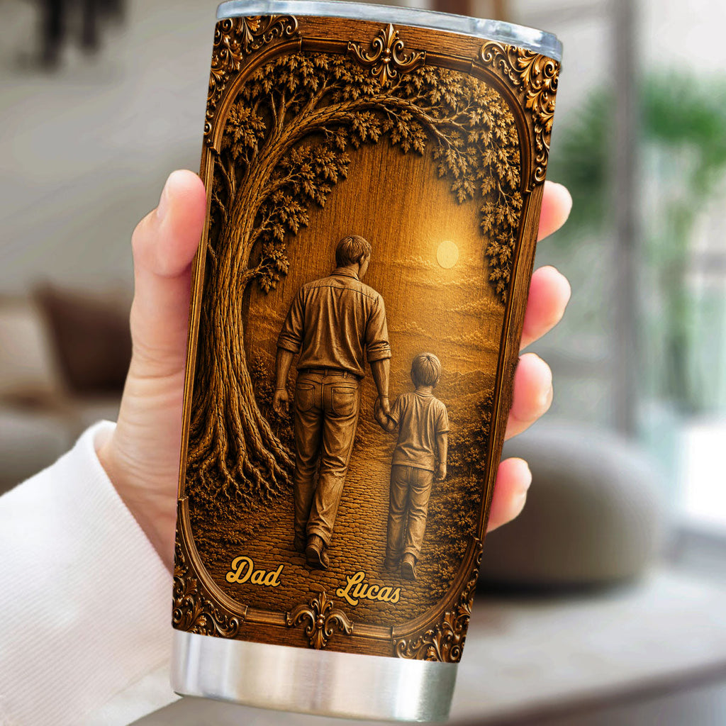 Custom Christmas Birthday Gifts For Children • So Proud Of You - Personalized 3D Effect Tumbler