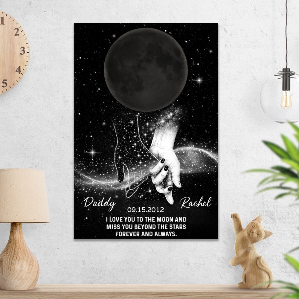 Miss You Beyond The Stars - Personalized Poster