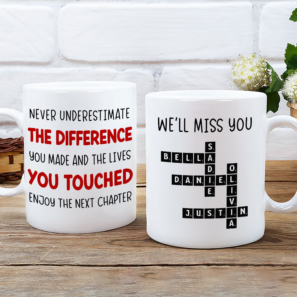 Custom Coworker, Christmas & Birthday Team Appreciation Gift • The Next Chapter - Personalized Coffee Mug