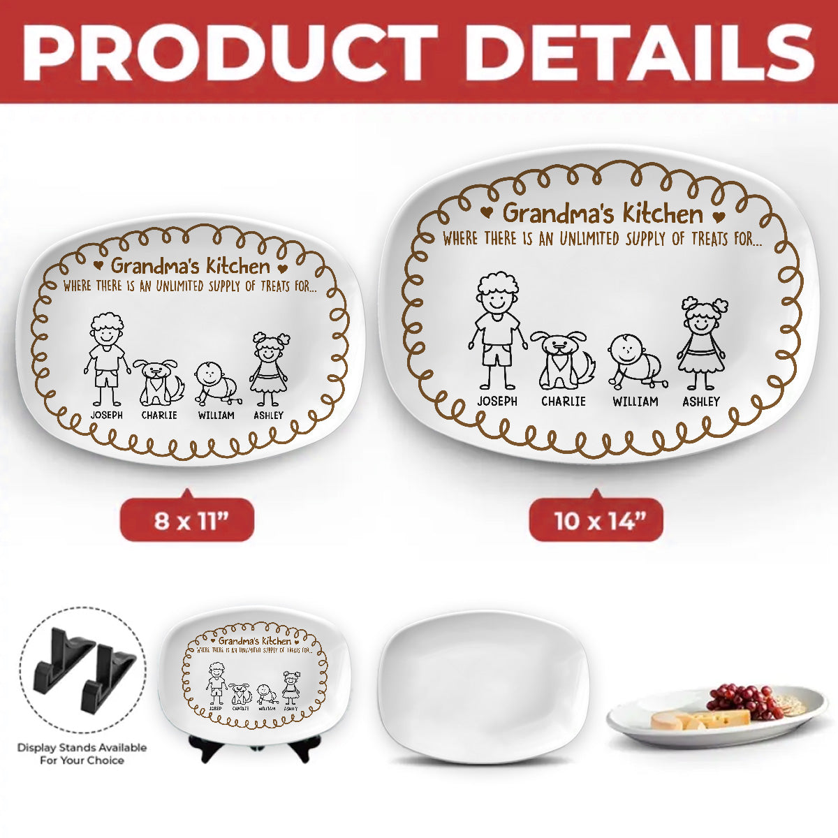Grandma Kitchen - Personalized Platter