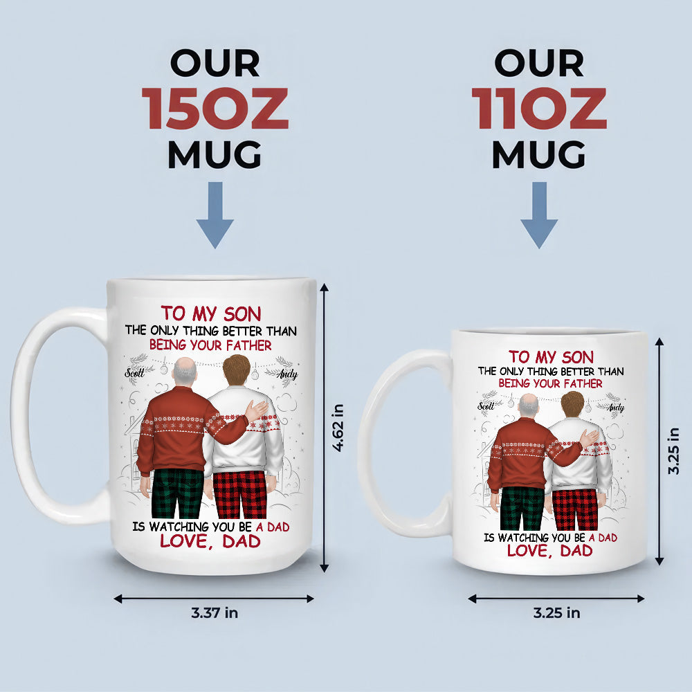 Custom Christmas & Birthday Gift for Son • The Wonderful Gift - Personalized Coffee Mug