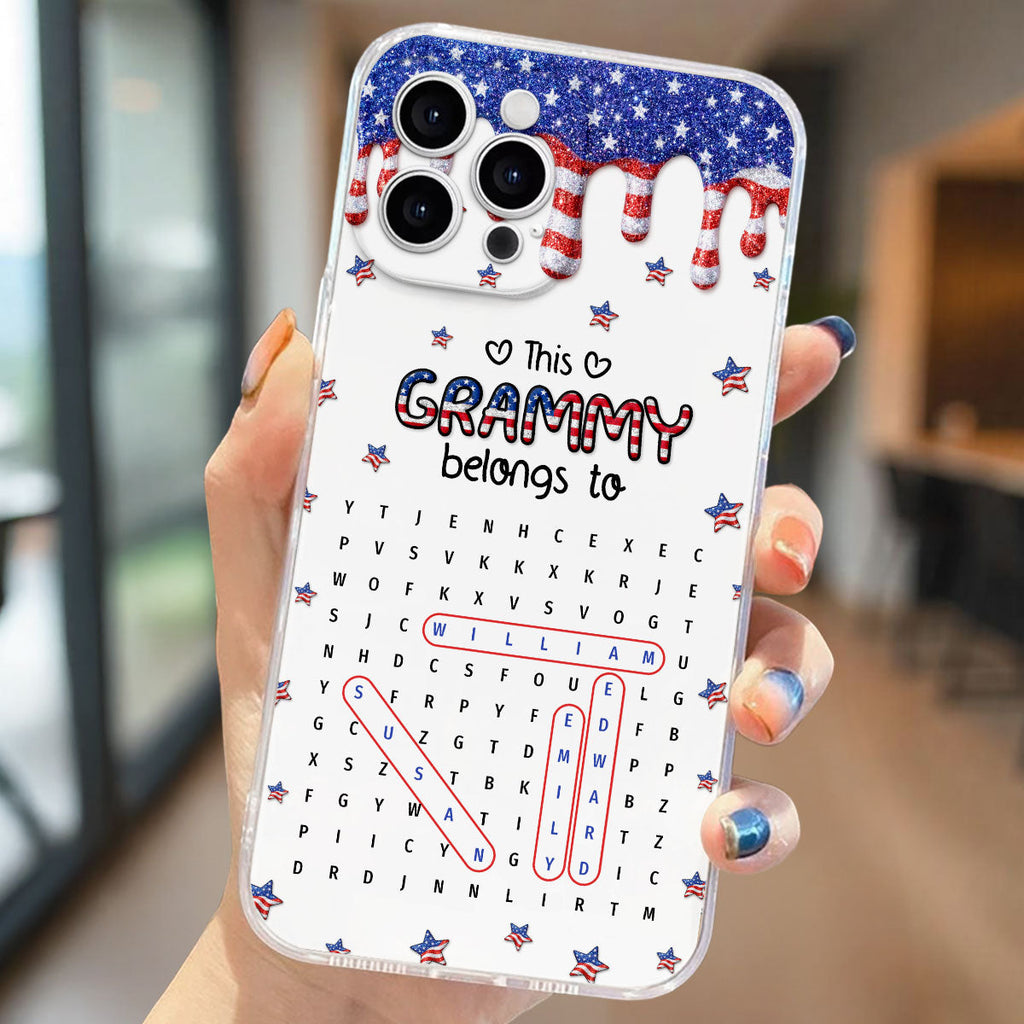 Grandma Means Everything To Us Puzzle - Personalized Phone Case
