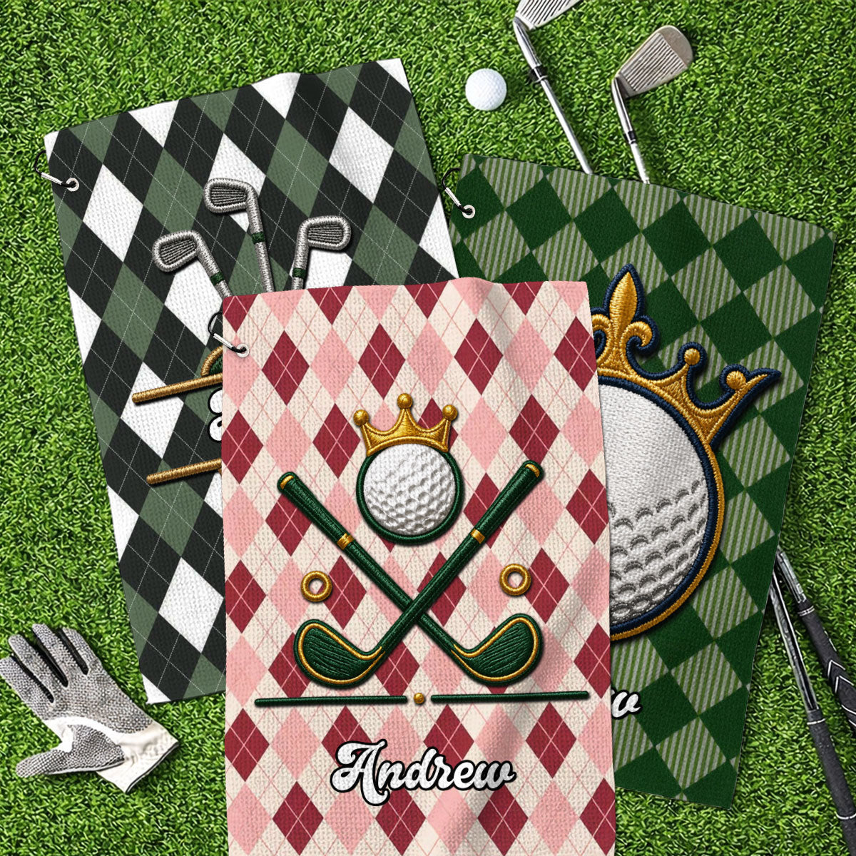 Golf Club - Personalized Golf Towel