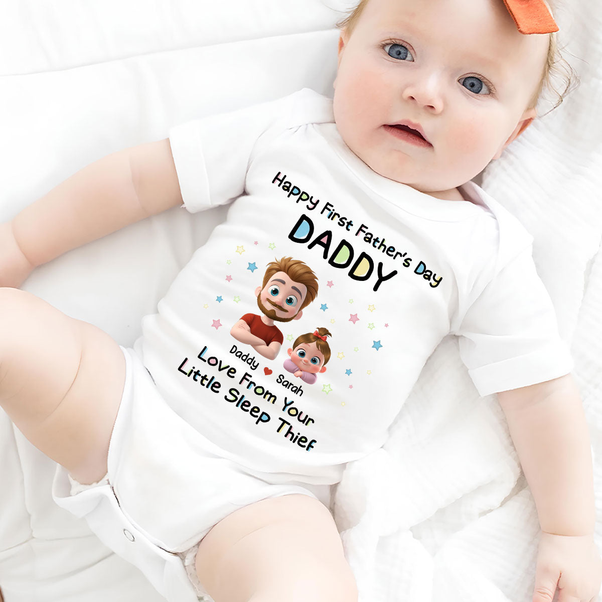 Little Sleep Thief - Personalized Baby Onesie