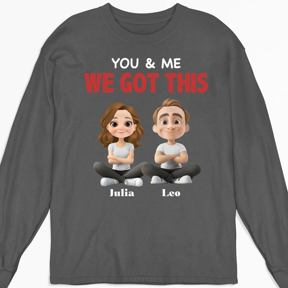 Custom Christmas Anniversary Keepsake Gifts For Husband • You And Me - Personalized Shirt