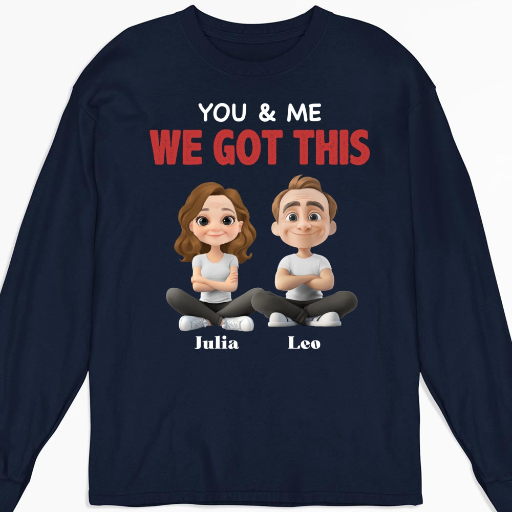 Custom Christmas Anniversary Keepsake Gifts For Husband • You And Me - Personalized Shirt