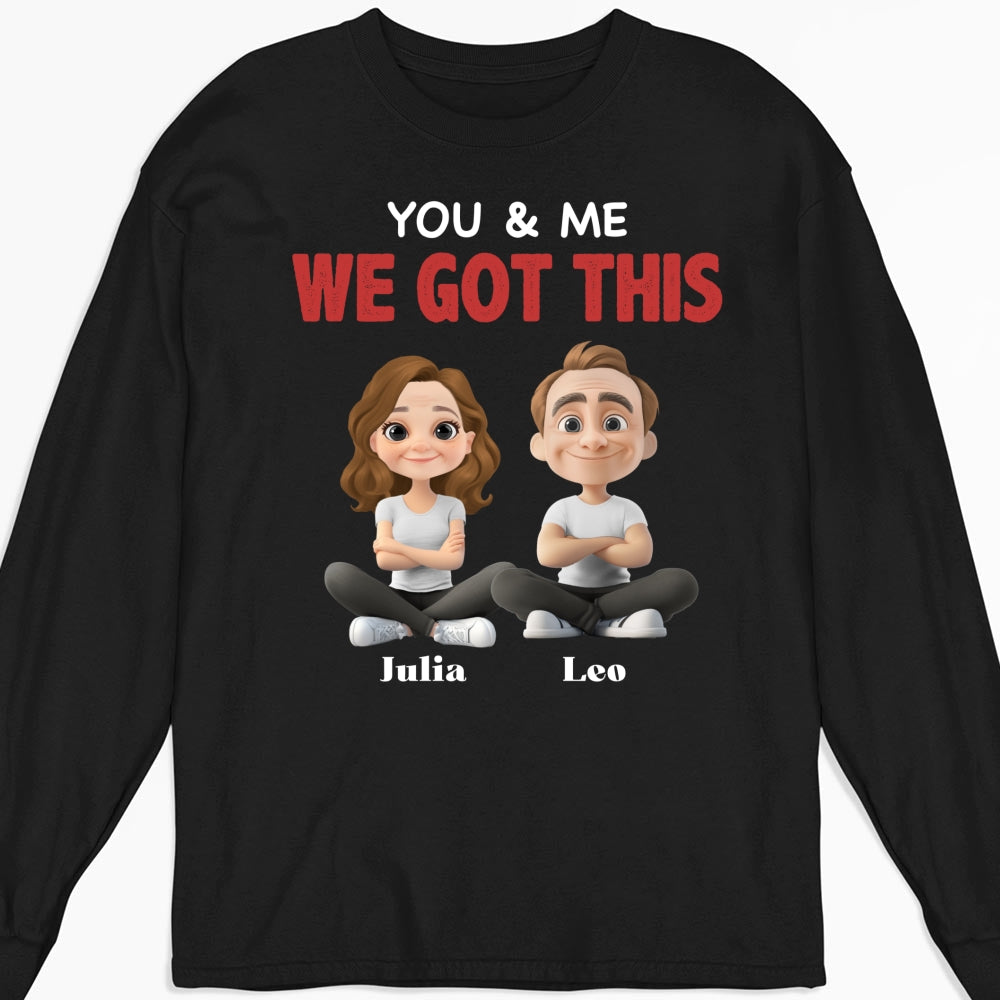 Custom Christmas Anniversary Keepsake Gifts For Husband • You And Me - Personalized Shirt
