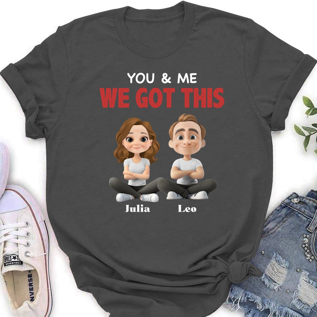 Custom Christmas Anniversary Keepsake Gifts For Husband • You And Me - Personalized Shirt
