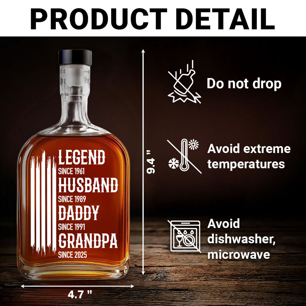 The Original Legend - Personalized Spirits Decanter