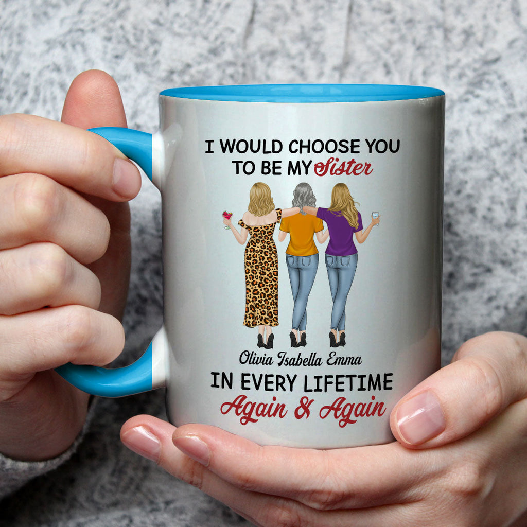 Custom Christmas & Birthday Gift for Brother & Sister • True Friends Always - Personalized Accent Mug
