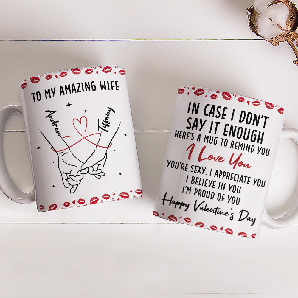 Custom Anniversary Keepsake Gifts For Couple • You And Me We Got This Valentine - Personalized Coffee Mug