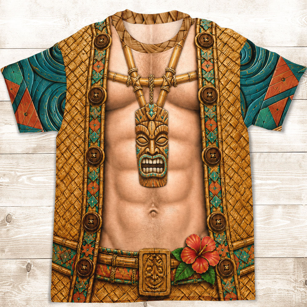 Custom Christmas Anniversary Keepsake Gifts For Husband • Aloha Warrior - Personalized All-over-print T-shirt