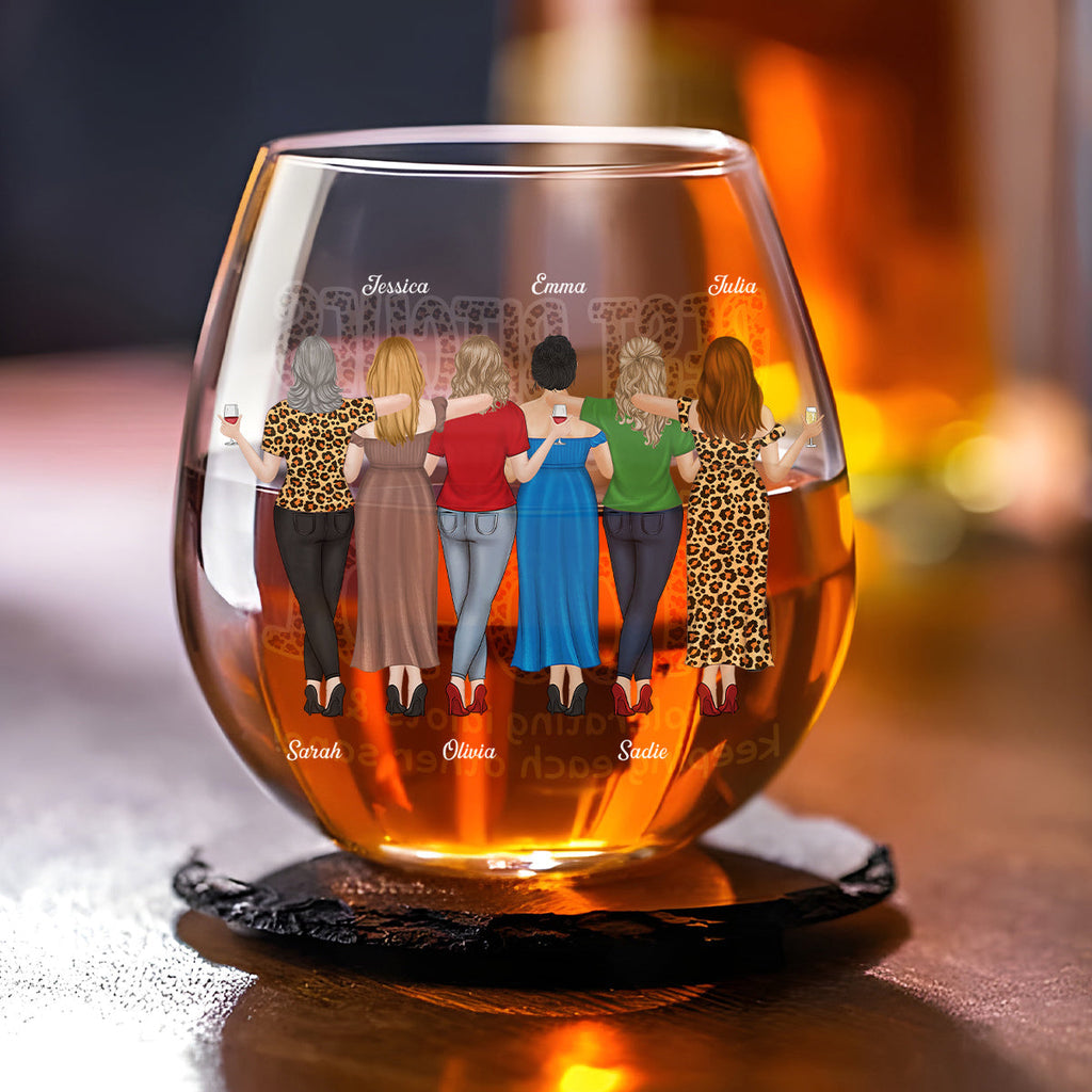 Alcohol Tolerating - Personalized Wine Glass