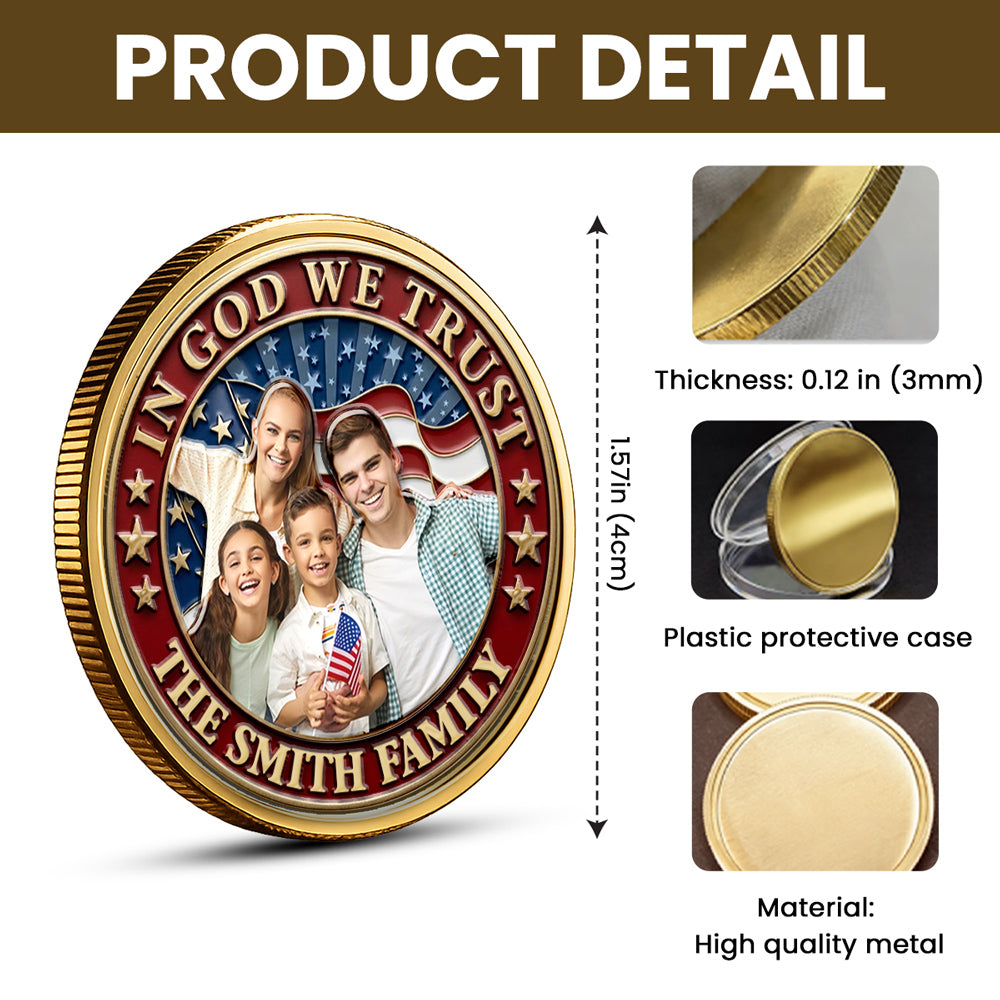 In God We Trust - Personalized Commemorative Keepsake Coin