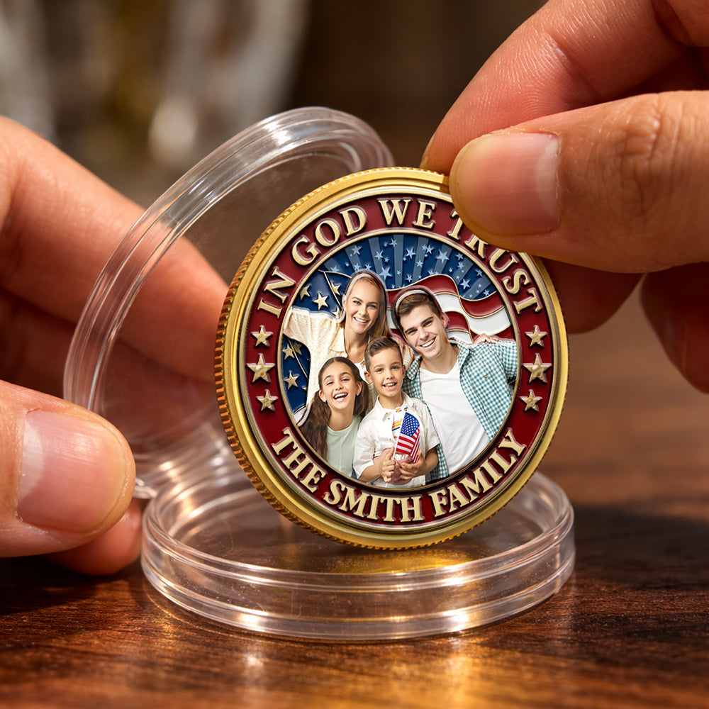 In God We Trust - Personalized Commemorative Keepsake Coin