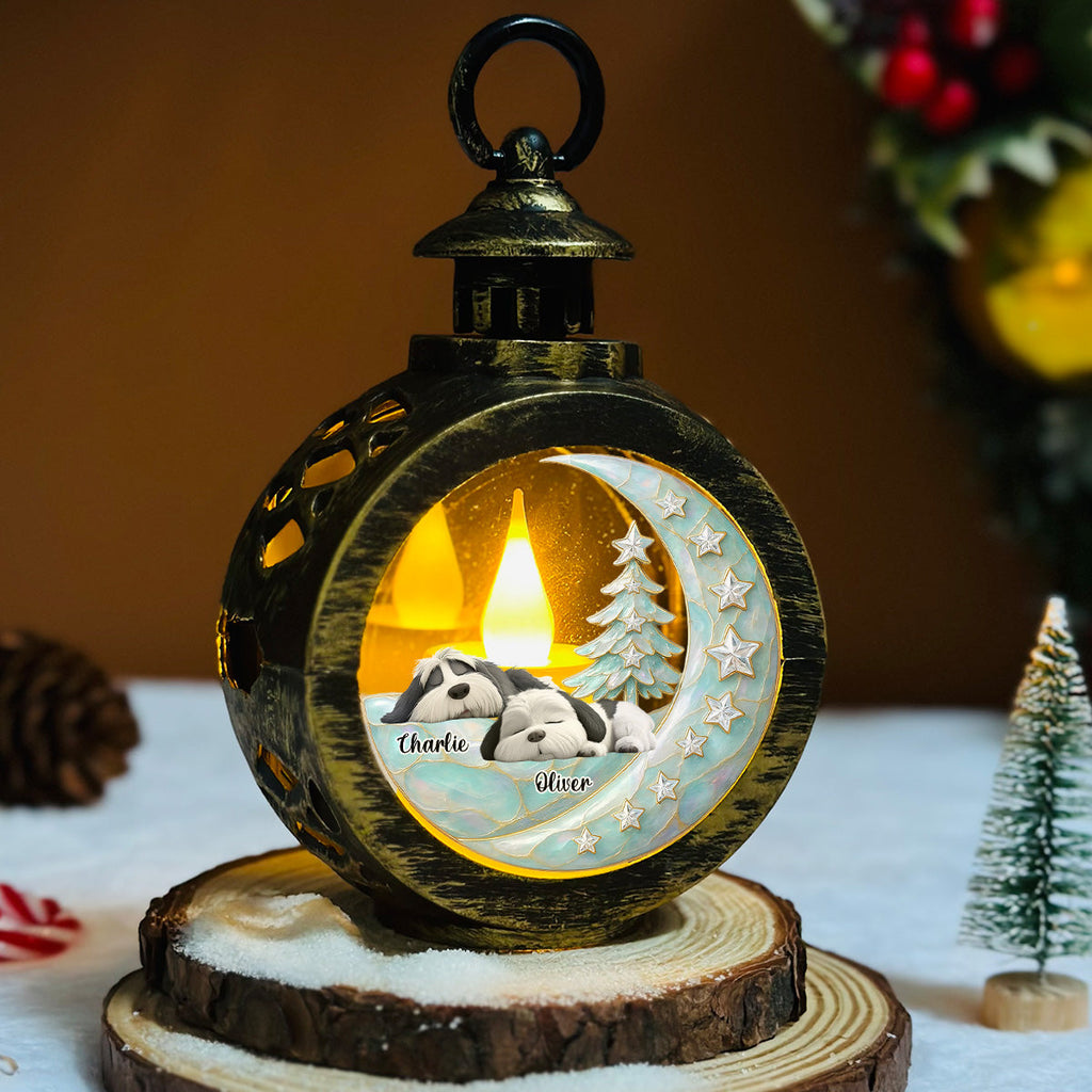Custom Christmas Gifts for Loved Ones, Family Keepsake • Beside Pearl Of You - Personalized 3D Effect Christmas Lantern