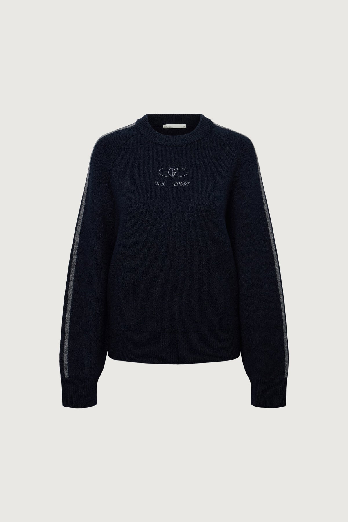 EMBROIDERED OAK SPORT SWEATER