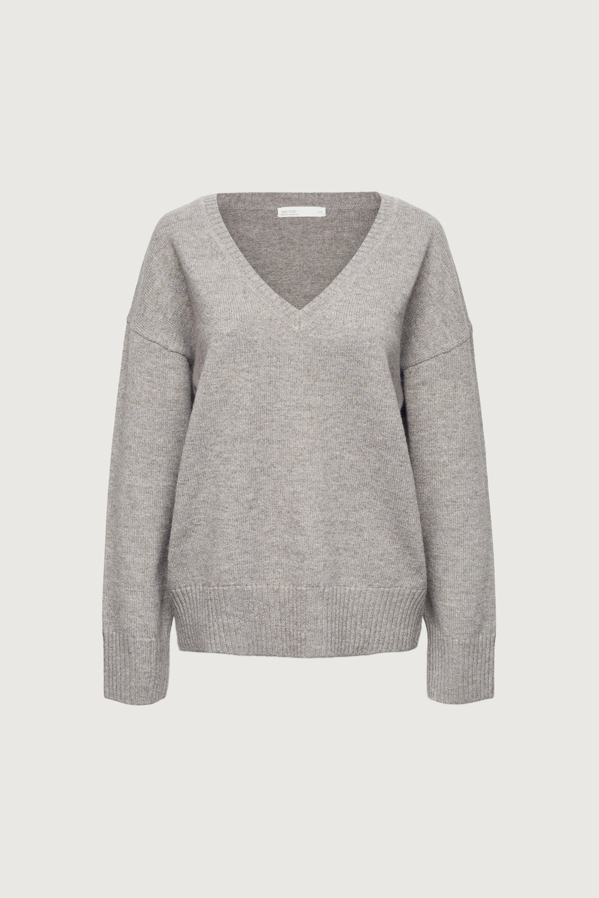 RELAXED FIT V-NECK SWEATER