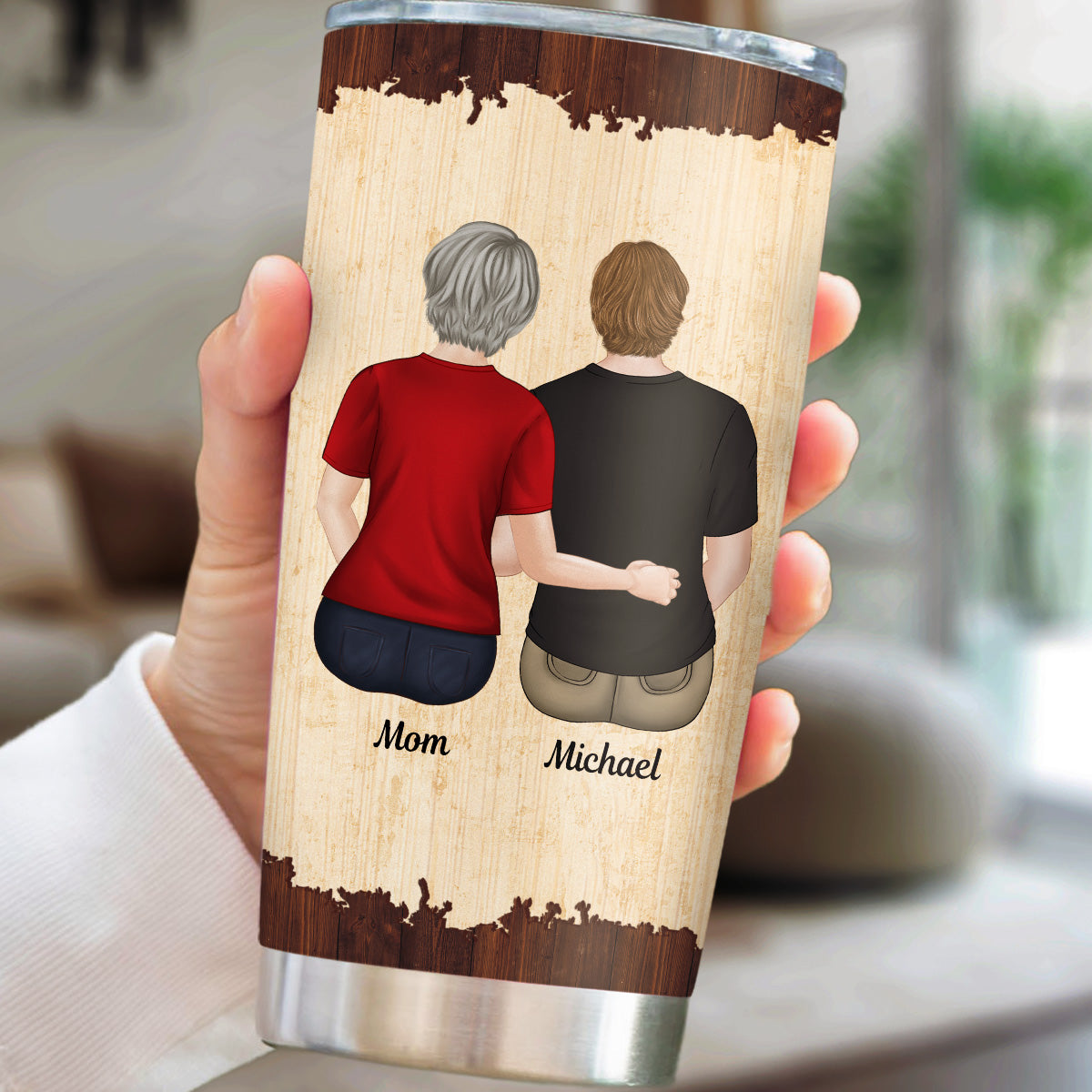 Custom Christmas Birthday Gifts For Grandson, Son • From Mom To Son - Personalized Tumbler