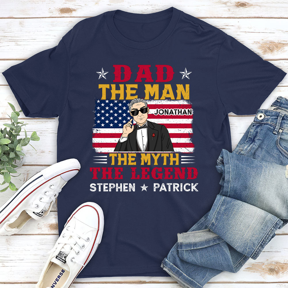 Custom Christmas & Birthday Gift for Dad, Grandpa • Dad You Are The Legend - Personalized Shirt