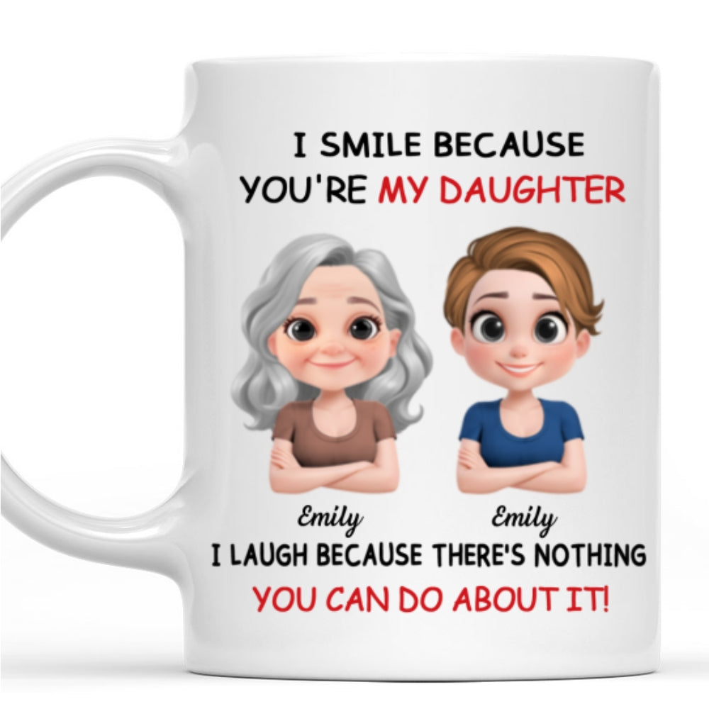 Custom Christmas & Birthday Gift for Daughter • Mom Daughter - Personalized Coffee Mug