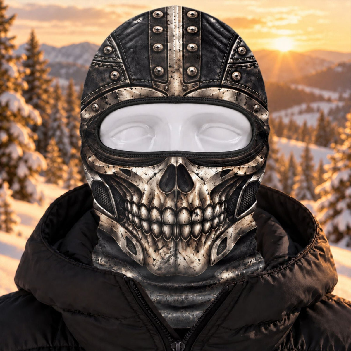 Custom Funny 3D Face Balaclava, Gag Gift For Ski Lovers & Friends • Funny Weirdos Hit The Snow - Personalized Ski Mask
