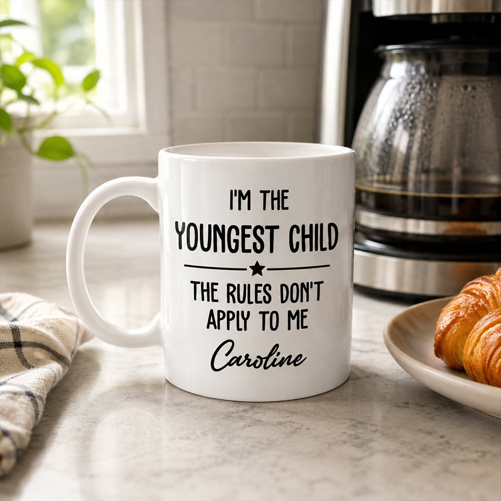 Custom Christmas & Birthday Gift for Brother & Sister • Everyone Has Their Own Rules - Personalized Coffee Mug