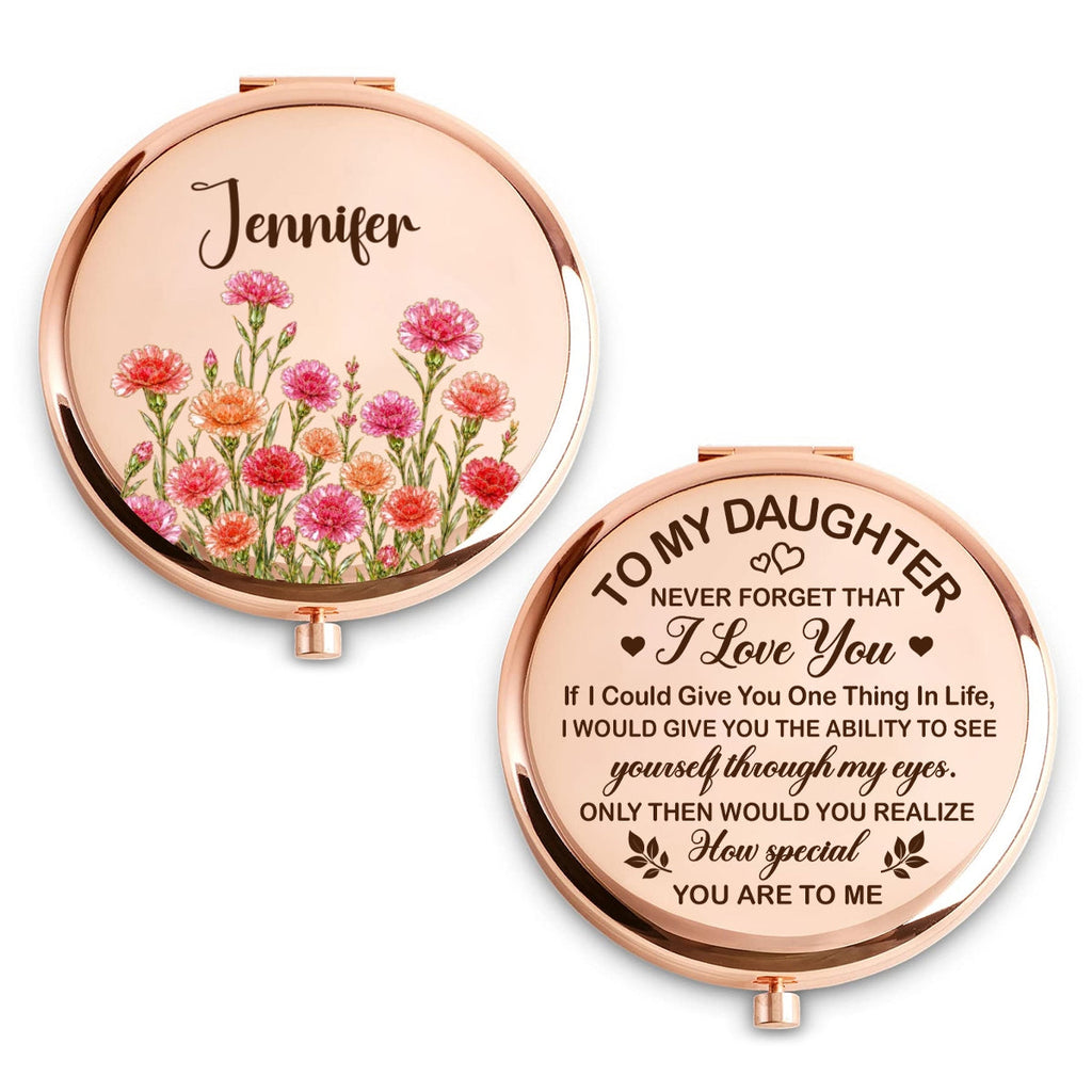 Flowers Made For Her Story - Personalized Compact Mirror