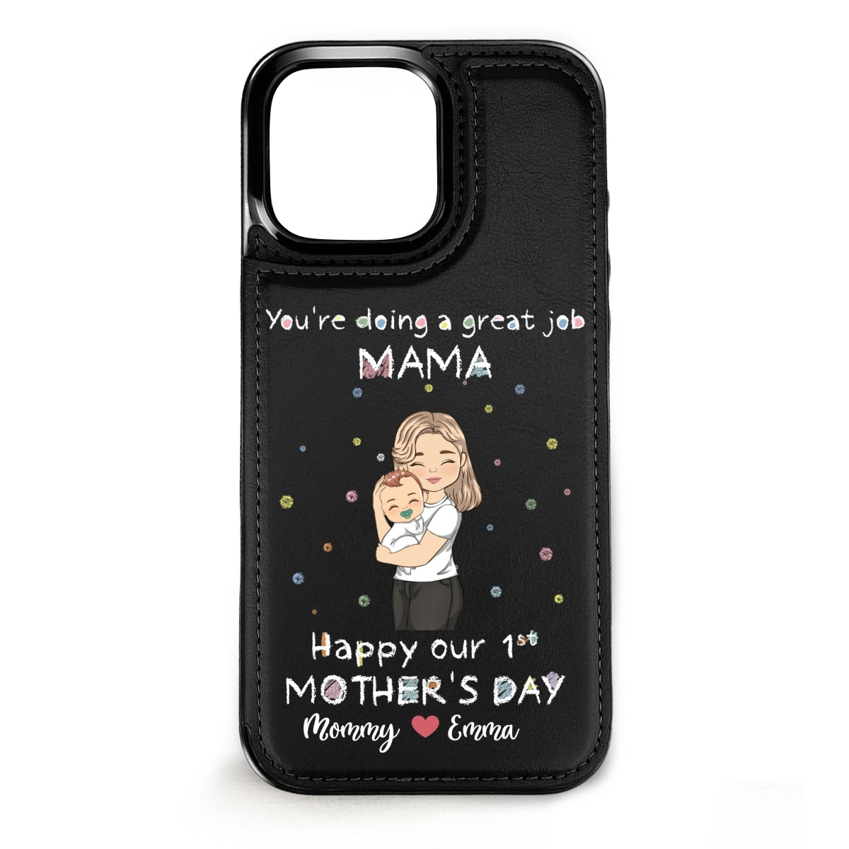 You Are Doing A Great Job - Personalized Leather Phone Case