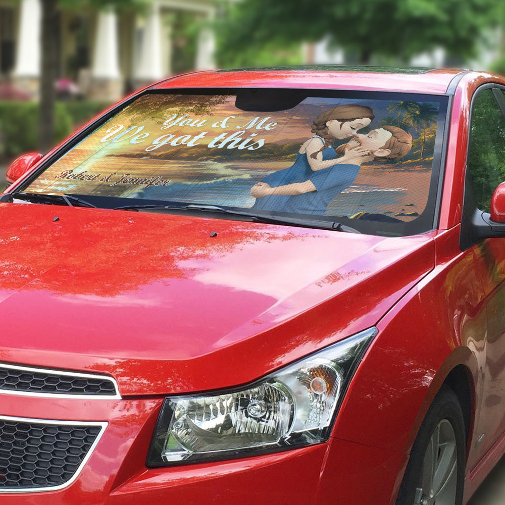 We Got This - Personalized Car Sunshade