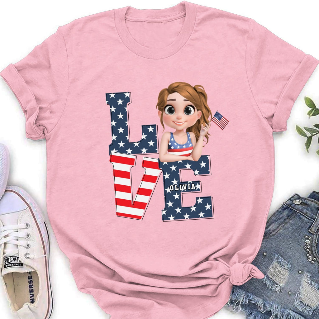 Custom Christmas & Birthday Keepsake Gift • Love Peace - Personalized Shirt