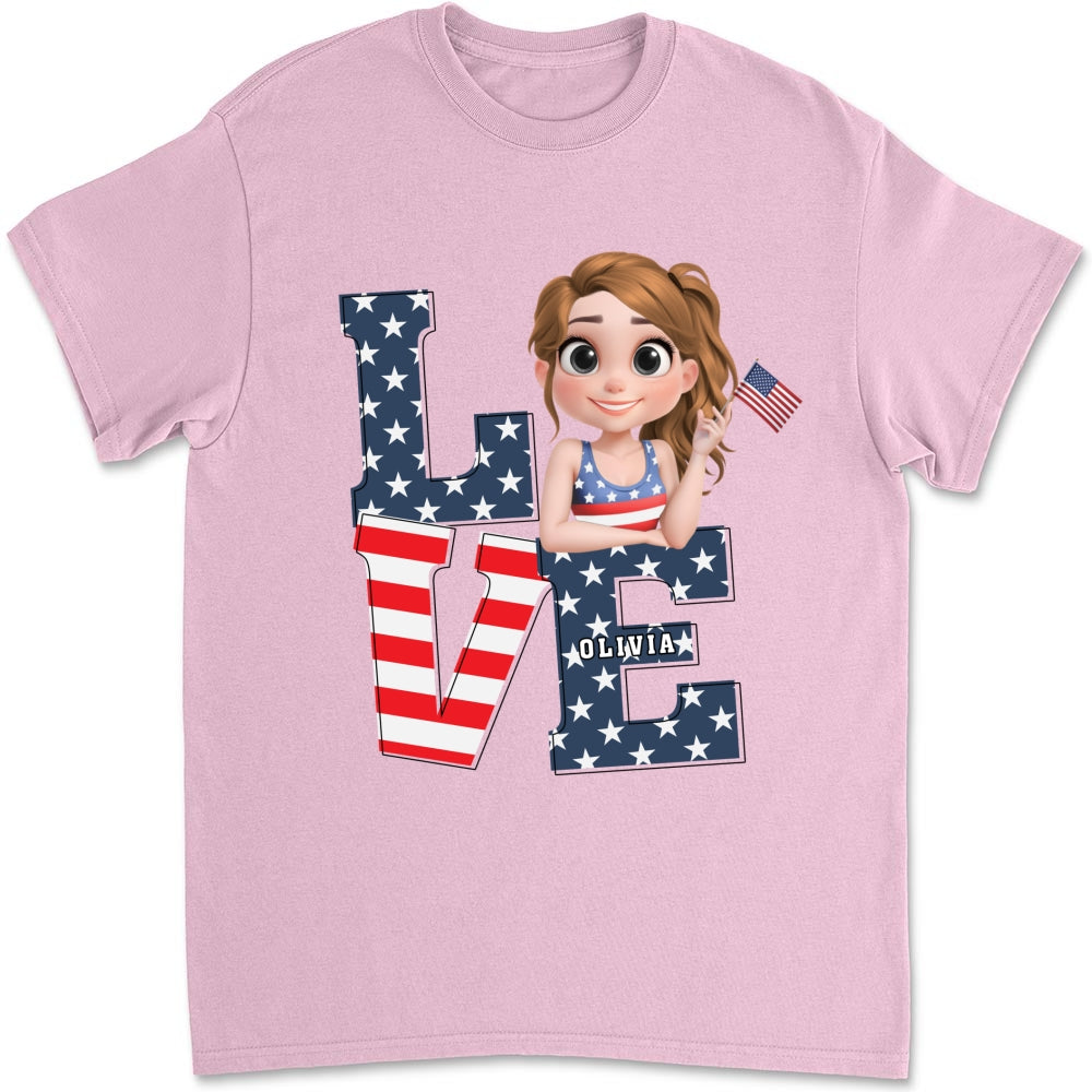Custom Christmas & Birthday Keepsake Gift • Love Peace - Personalized Shirt