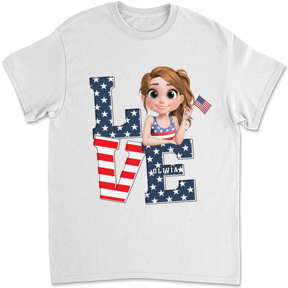 Custom Christmas & Birthday Keepsake Gift • Love Peace - Personalized Shirt
