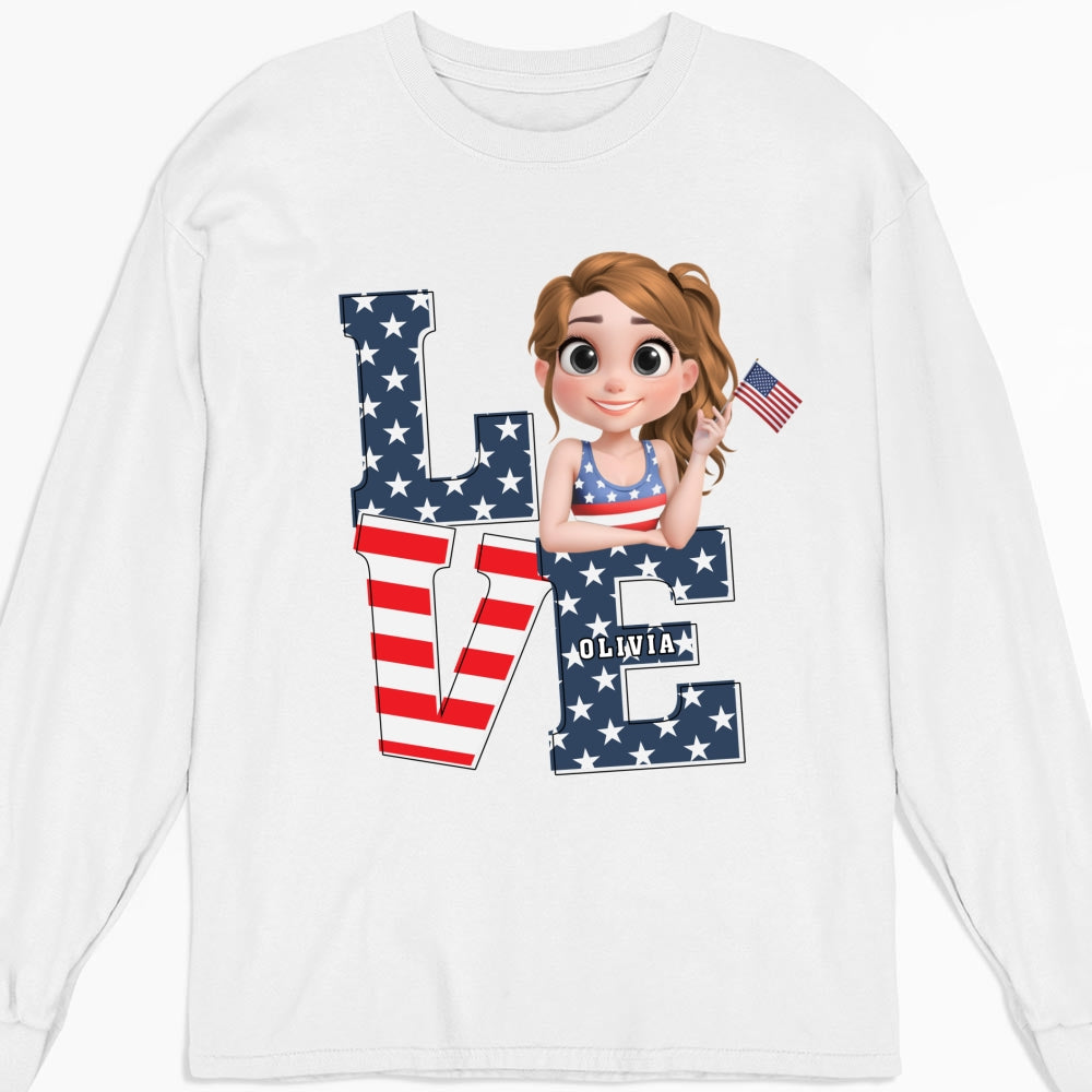 Custom Christmas & Birthday Keepsake Gift • Love Peace - Personalized Shirt