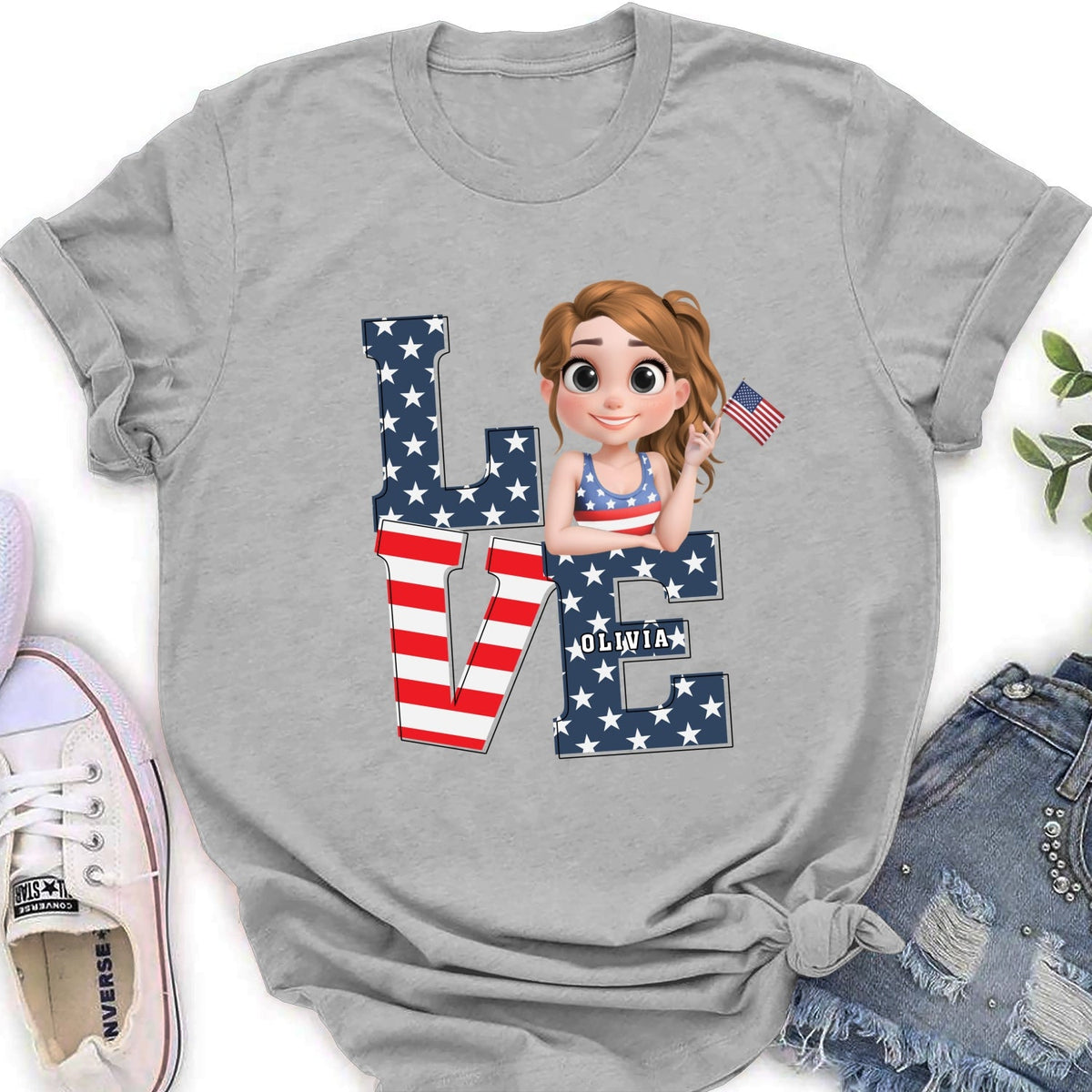 Custom Christmas & Birthday Keepsake Gift • Love Peace - Personalized Shirt
