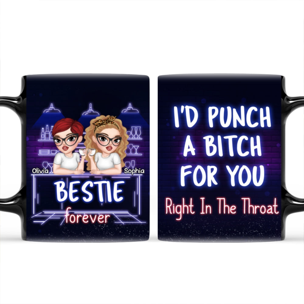 Custom Best Friend, Christmas & Birthday Friendship Keepsake Gift • You And Me Bestie Forever - Personalized Coffee Mug