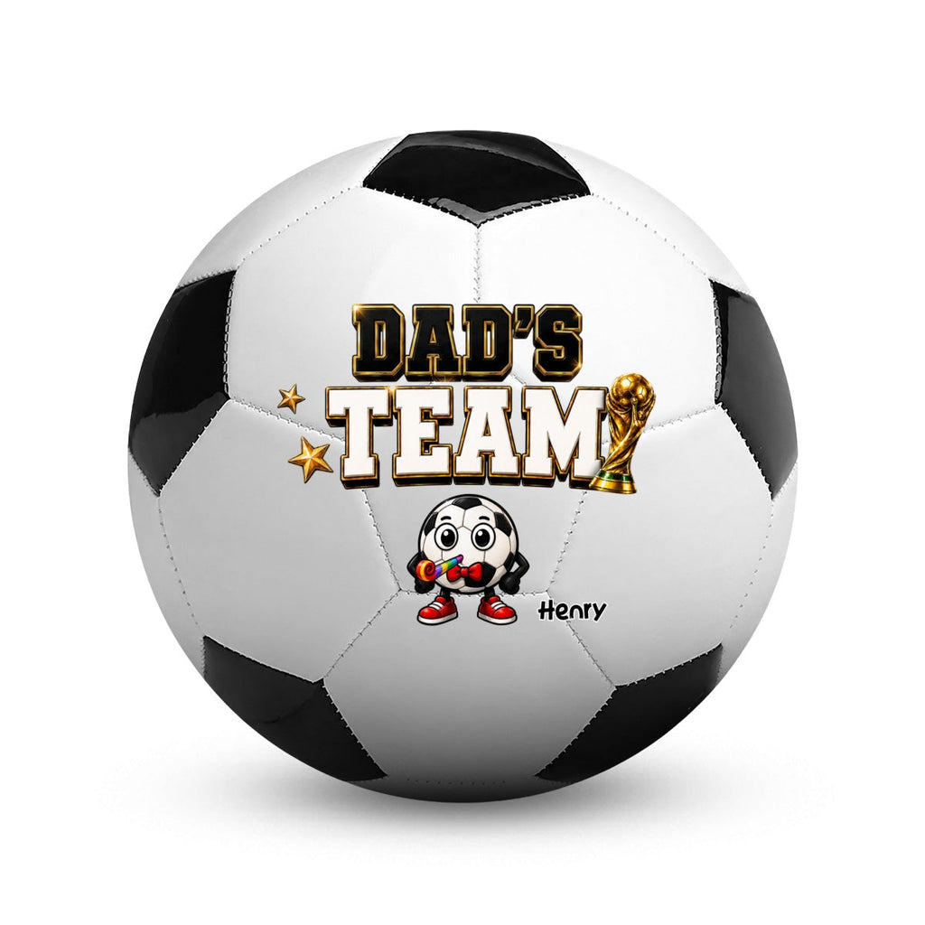Daddy Team - Personalized Soccer Ball