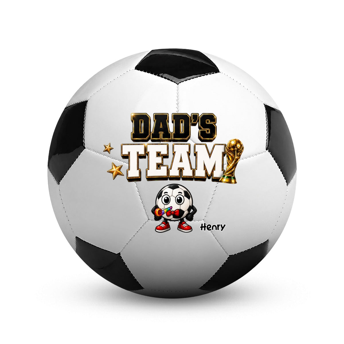 Daddy Team - Personalized Soccer Ball
