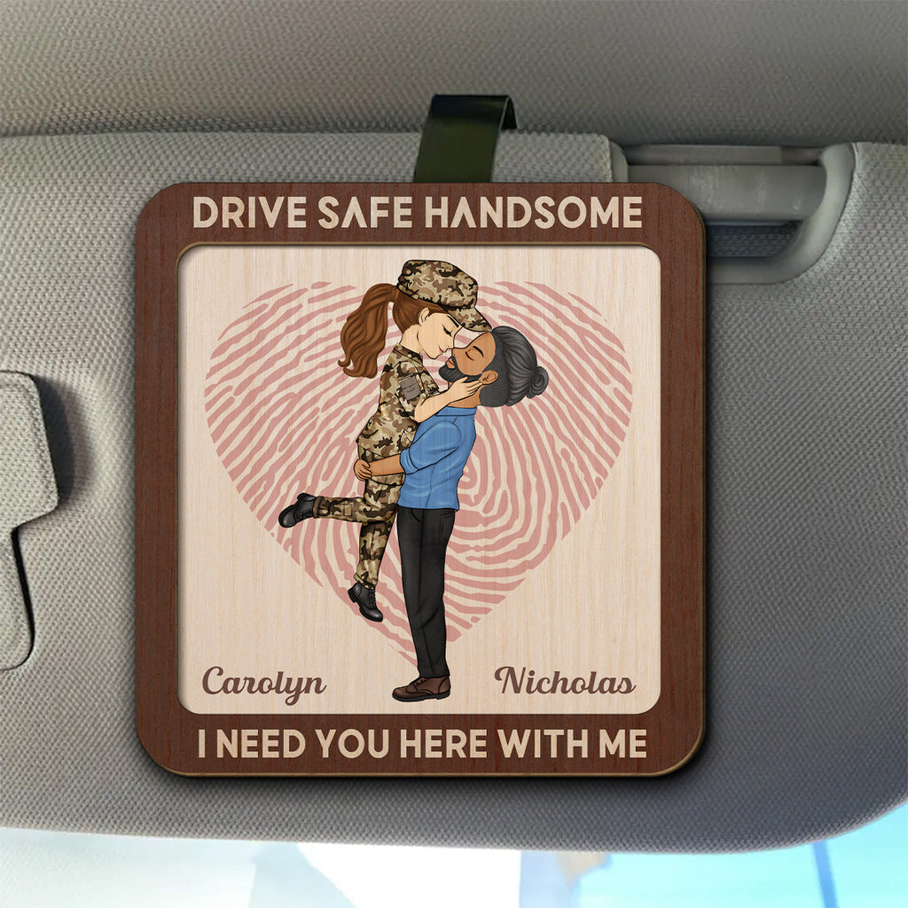 Loving You - Personalized Car Visor Clip
