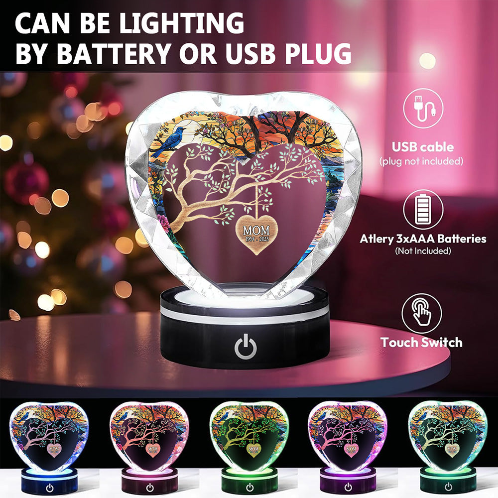 In Heaven - Personalized Crystal Led Light