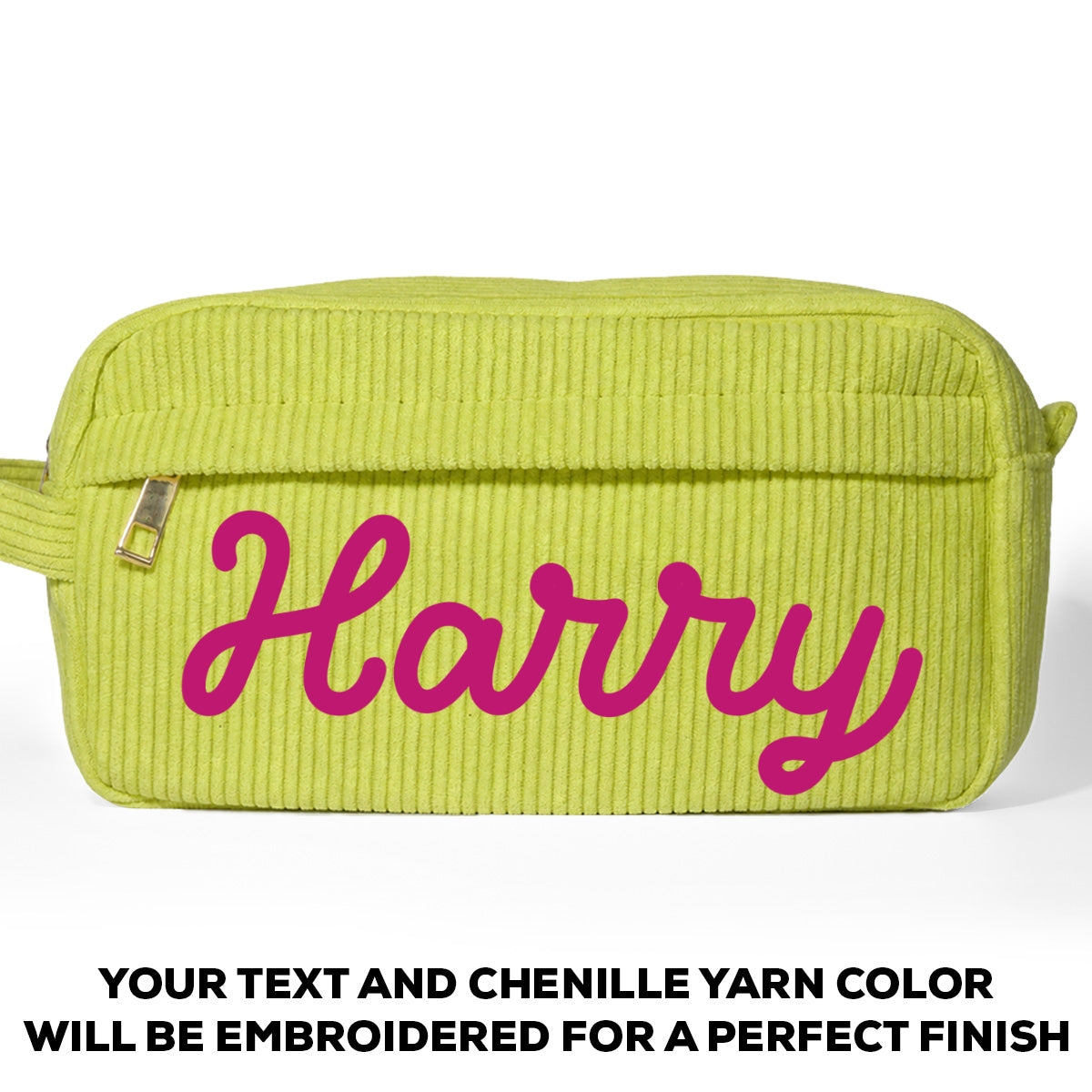 Yarn Name - Personalized Corduroy Pencil Case