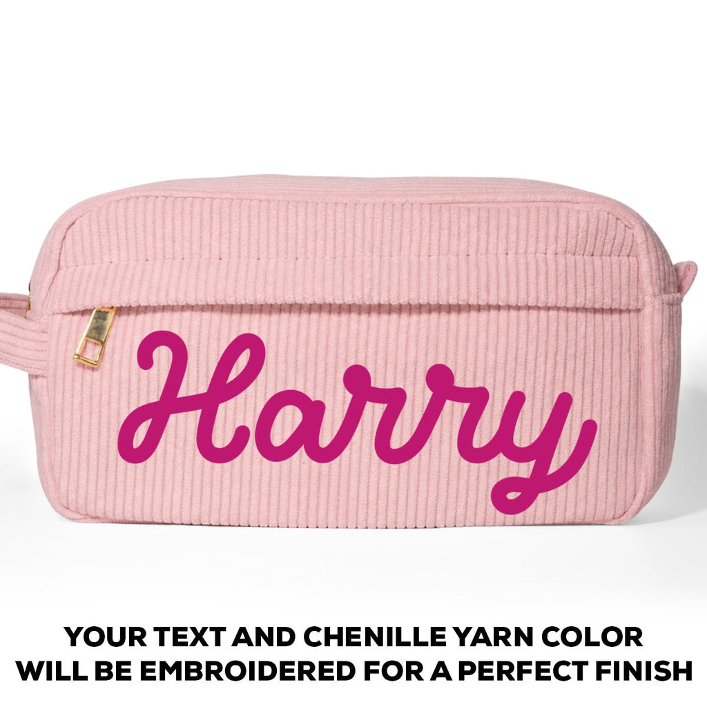 Yarn Name - Personalized Corduroy Pencil Case