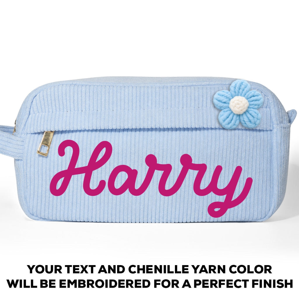 Yarn Name - Personalized Corduroy Pencil Case
