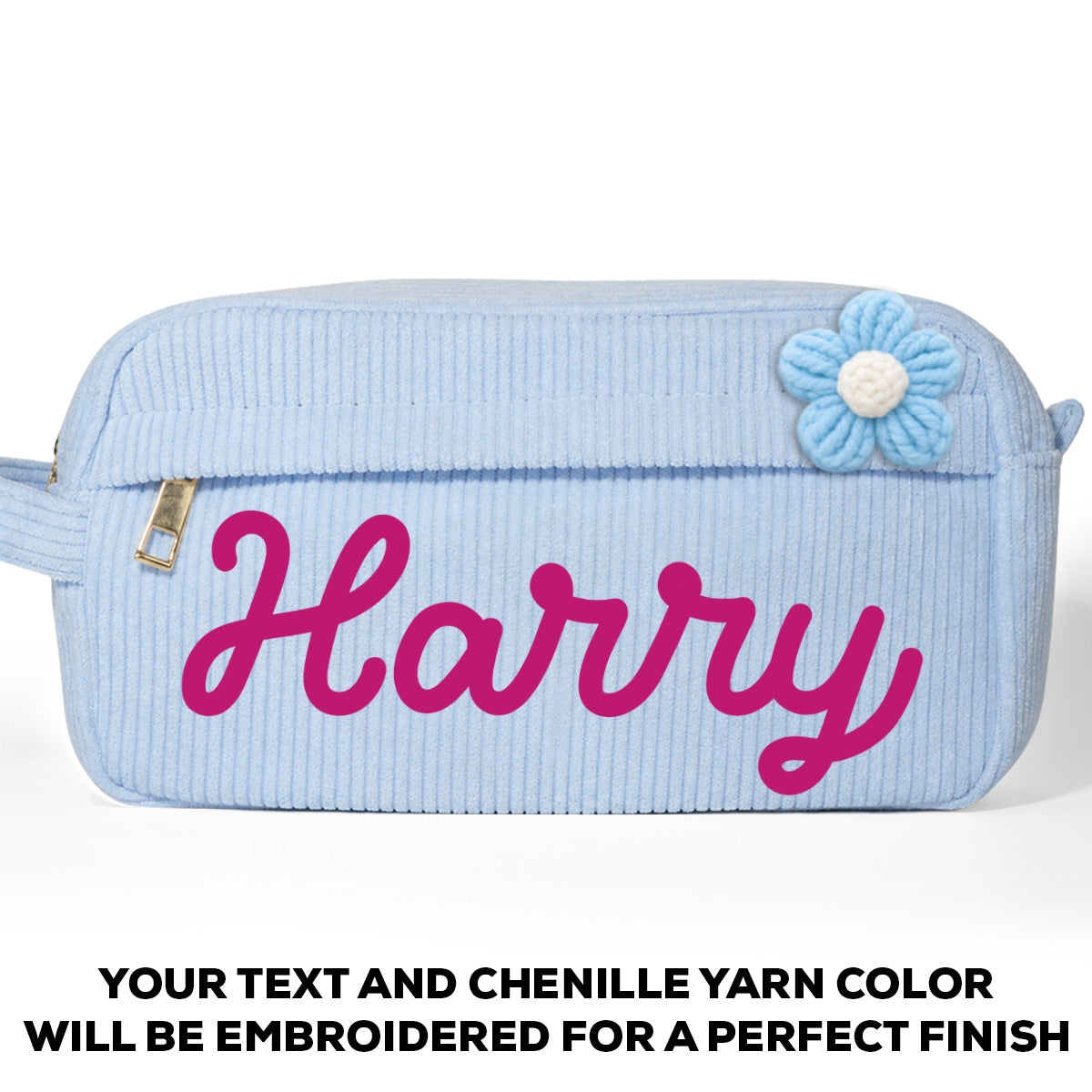 Yarn Name - Personalized Corduroy Pencil Case